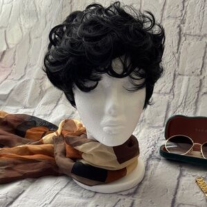 🔵”NWOT” Black Curly Hair Wig
